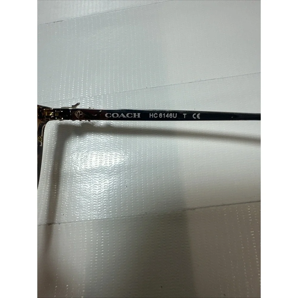 Coach HC6146U 5561 Transparent Brown Cat Eye ( Frames Only) 53-16-140 Womens